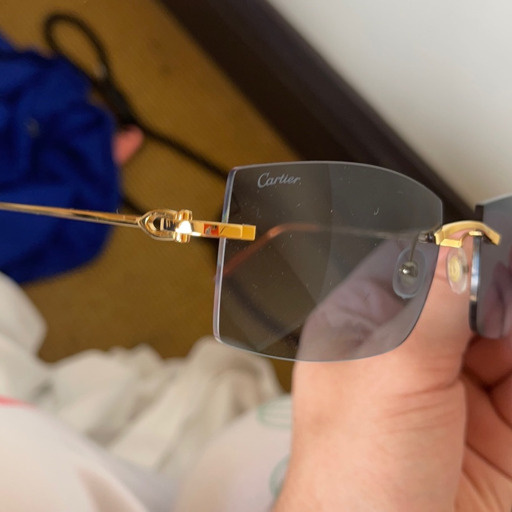 Cartier glasses with 2 year warranty from cartier